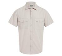 Craghoppers Mens Kiwi II Short Sleeve Hiking Shirt, Oatmeal, XXL EU