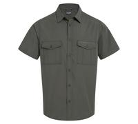 Craghoppers Mens Kiwi II Short-Sleeved Shirt - Cedar - S - Cedar - 65% Recycled Polyester/35% Recycled Cotton