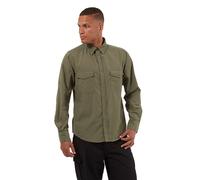 NosiDefense Cotton-Blend 'Kiwi' Long Sleeve Shirt Craghoppers Bottle Green S