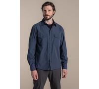 Craghoppers Men's Kiwi Long Sleeved Insect-Barrier Shirt in Pale Blue | Size: Large Craghoppers Pale Blue L