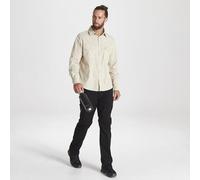 Craghoppers Mens Kiwi Ls Hiking Shirt, Oatmeal, XL EU