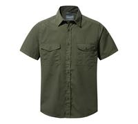 Craghoppers Mens Kiwi Short-Sleeved Shirt - Cedar Green - XL - Cedar Green - 65% Polyester/35% Cotton