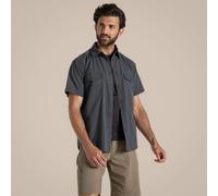 Craghoppers Men's Kiwi Short Sleeved Shirt Grey, Size: S