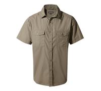 Craghoppers Mens Kiwi Short-Sleeved Shirt - Pebble Grey - M - Pebble Grey