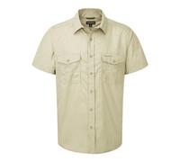Craghoppers Mens Kiwi Short-Sleeved Shirt (Oatmeal Grey) - Beige - Size Small