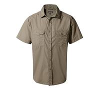 Craghoppers Kiwi Short Sleeve Shirt Beige 2XL Men