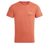Craghoppers Mens Lucent II Mountain Back Print Short-Sleeved T-Shirt (Sahara) - Brown - Size Small