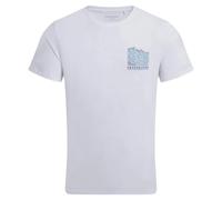 (M, White) Craghoppers Mens Lucent II Mountain Back Print Short-Sleeved T-Shirt