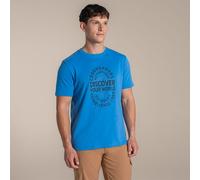 Craghoppers Men's Lucent II Short Sleeve T-Shirt - Azure Sky