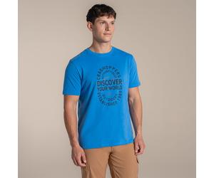 Craghoppers Men's Lucent II Short Sleeve T-Shirt - Azure Sky