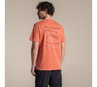 Craghoppers Men's Lucent II Short Sleeved T-Shirt Orange, Size: XL