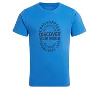 Craghoppers Mens Lucent II Slogan Short-Sleeved T-ShirtM Sky Azure CG2382