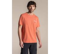 Craghoppers Men's Lucent Relaxed Fit Short Sleeved T-Shirt in Burnt Orange | Size: Medium Craghoppers Burnt Orange M