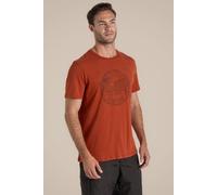 Craghoppers Men's Lucent Relaxed Fit Short Sleeved T-Shirt in Orange | Size: XL Craghoppers Orange XL