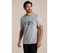 Craghoppers Men's Lucent Relaxed Fit Short Sleeved T-Shirt in Pale Grey | Size: 2XL Craghoppers Pale Grey 2XL