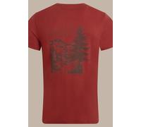 Craghoppers Men's Lucent Relaxed Fit Short Sleeved T-Shirt in Red | Size: 2XL Craghoppers Red 2XL