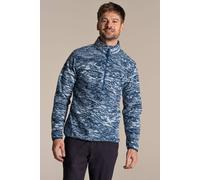 Craghoppers Men's National Trust Irt Half Zip Fleece in Blue | Size: Small Craghoppers Blue S