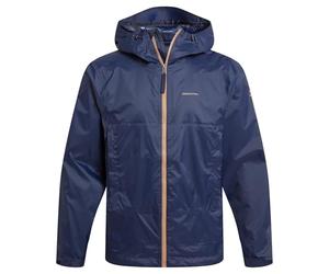 Craghoppers Mens National Trust Owler Packable Jacket, Breathable Waterproof Shell, Blue, S EU