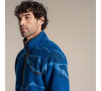 Craghoppers Men's National Trust Rawthey Half Zip Borg Fleece Top in Blue | Size: Small Craghoppers Blue S