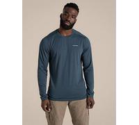 Craghoppers Mens Nosife Abel Long Sleeved T-Shirt - Blue, Blue, Size S, Men Blue