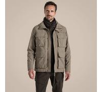 Craghoppers Men's Nosilife Adventure Jacket IV – Full-zip, Anti-insect – Size S Brown