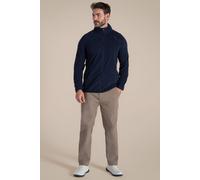 Craghoppers Men's NosiLife Goswick Insect-Repellent Long Sleeved Golf Half-Zip Top in Navy | Size: Medium Craghoppers Navy M