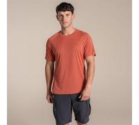 Craghoppers - Nosilife Solarshield+ S/S T-Shirt - T-shirt size L, red