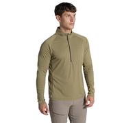 Craghoppers Nosilife Solarshield+ Half Zip Long Sleeve T-shirt Beige M Man