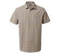 Craghoppers Men's Nour SS Shirt Hiking, ParkaGrn Chk, S