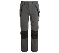 Craghoppers Mens Sheffield Holster Stretch Work Trousers - Carbon Grey/Black - 34R - Carbon Grey/Black