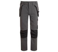 Craghoppers Mens Sheffield Holster Stretch Work Trousers - Carbon Grey/Black - 38R - Carbon Grey/Black