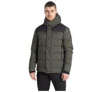 Craghoppers Sutherland Insulated Hooded Jacket: Woodland Green/Black: