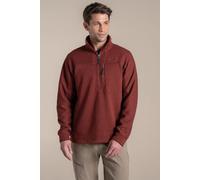 Craghoppers Men's Torney Half-Zip Knit-Look Insulating Active Fleece in Red | Size: Medium Craghoppers Red M