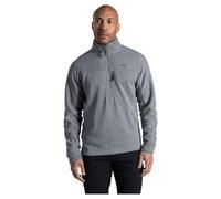 Craghoppers Men's Torney III Half-Zip Knit-Look Insulating Active Fleece Light Grey XL