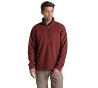 Craghoppers Mens Torney III Knitlook Half Zip Fleece - Red Jasper - M