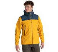 Craghoppers Mens Vanth Breathable Waterproof Shell Jacket, Yellow/Blue, L EU