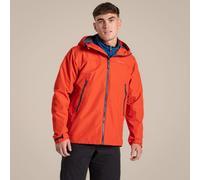 Craghoppers Men's Vanth Hooded Lightweight Waterproof Jacket in Red | Size: XL Craghoppers Red XL