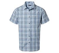 Craghoppers Men's 'Vernon Men's Short-sleeved Hiking Shirt, Harbour Blue Check, XL UK