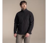 Craghoppers Men's Expert Kiwi 3-Layer Softshell Jacket in Black | Size: Large Craghoppers Black L