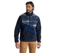 Craghoppers National Trust Hathers Half Zip Fleece: Blue Navy Print: L