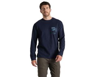 Craghoppers National Trust Limestone Long Sleeved Top: Blue Navy: M Si