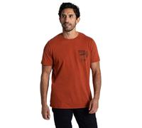 Craghoppers National Trust Sabden Short Sleeved T-Shirt: Red Beach: XX