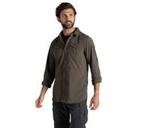 Craghoppers Men's NosiLife Adventure Long Sleeved Shirt III Woodland Green