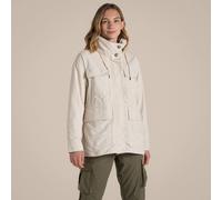 Craghoppers Women's NosiLife Adventure' Jacket in Cream | Size: 20 Craghoppers Cream 20