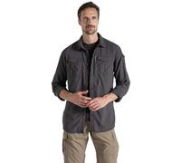 Craghoppers Men's NosiLife Adventure Long Sleeve Shirt - Black Pepper L