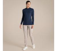 Craghoppers Nosilife Insect-Repellent Long Sleeved Golf Mock Neck Top In Navy Navy