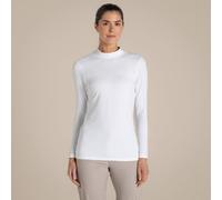 Craghoppers Women's NosiLife Insect-Repellent Long Sleeved Golf Mock Neck Top in White | Size: 12 Craghoppers White 12