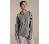 Craghoppers Nosilife Loukkos Long Sleeved Shirt In Pale Green Pale Green
