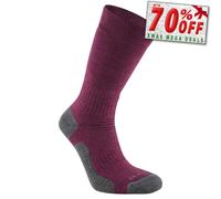 Craghoppers 'Trek' Merino Wool-Blend Hiking Socks in Pink | Size: 3-5 Craghoppers Pink 3-5