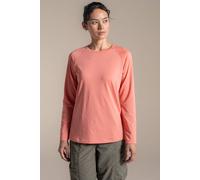 Craghoppers Nosilife Nour Long Sleeved Quick-Dry T-Shirt In Peach Peach
